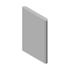 Šamotová deska dveřní KV 025W 02BD(B)